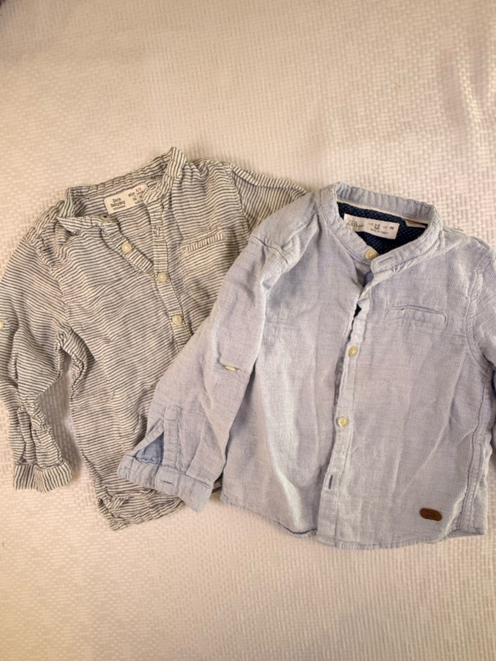ZARA Set of 2 Flowy Dress Shirts | 2-3 Years | 100% Cotton